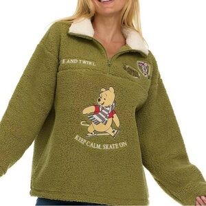 Winnie the Pooh Sherpa Pullover Disney NWT